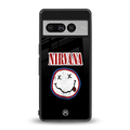 nirvana back phone cover | glass case for google pixel 7 pro