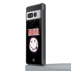 nirvana back phone cover | glass case for google pixel 7 pro