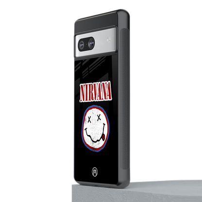 nirvana back phone cover | glass case for Google Pixel 7A