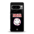 nirvana back phone cover | glass case for google pixel 8 pro