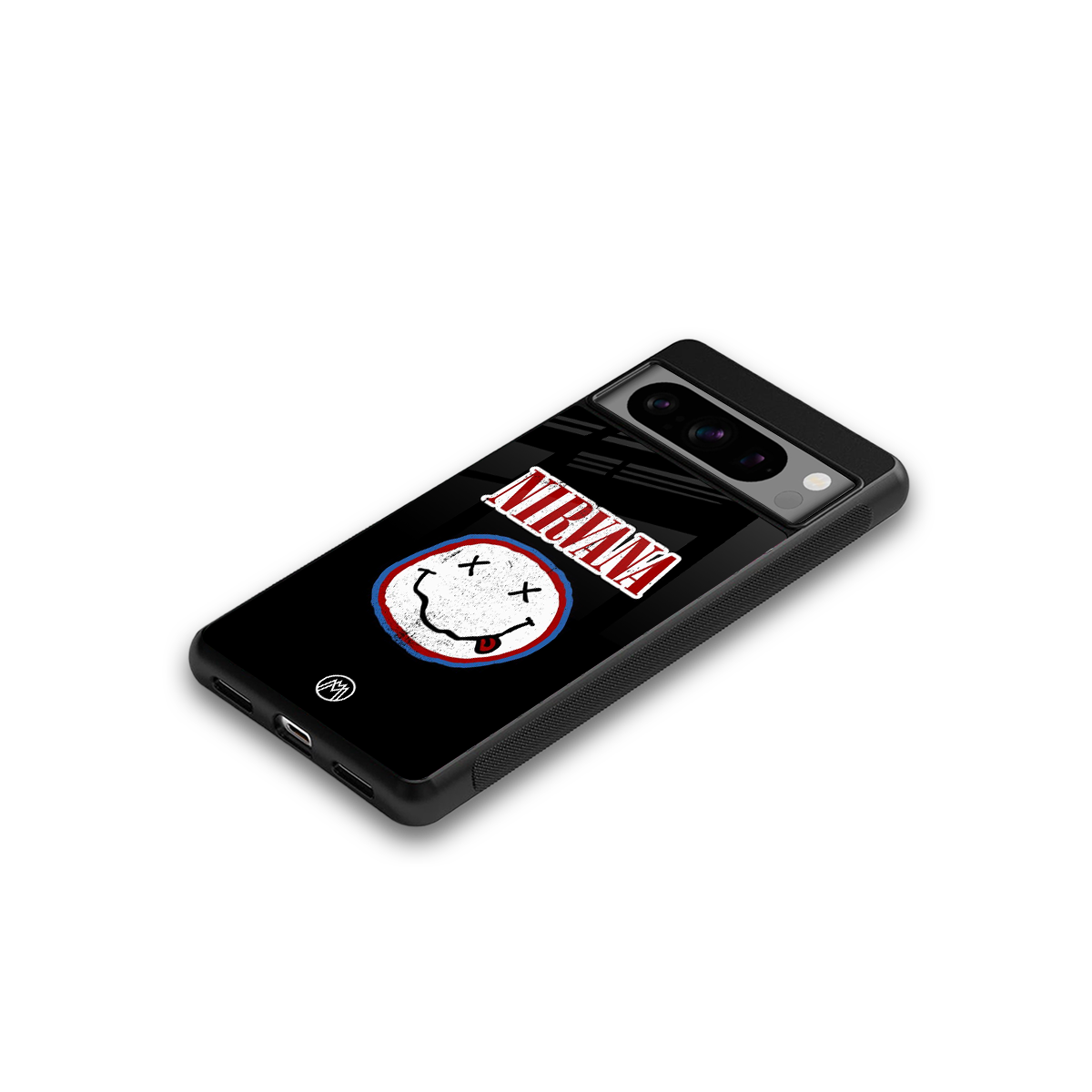nirvana back phone cover | glass case for google pixel 8 pro