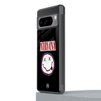 nirvana back phone cover | glass case for google pixel 8 pro