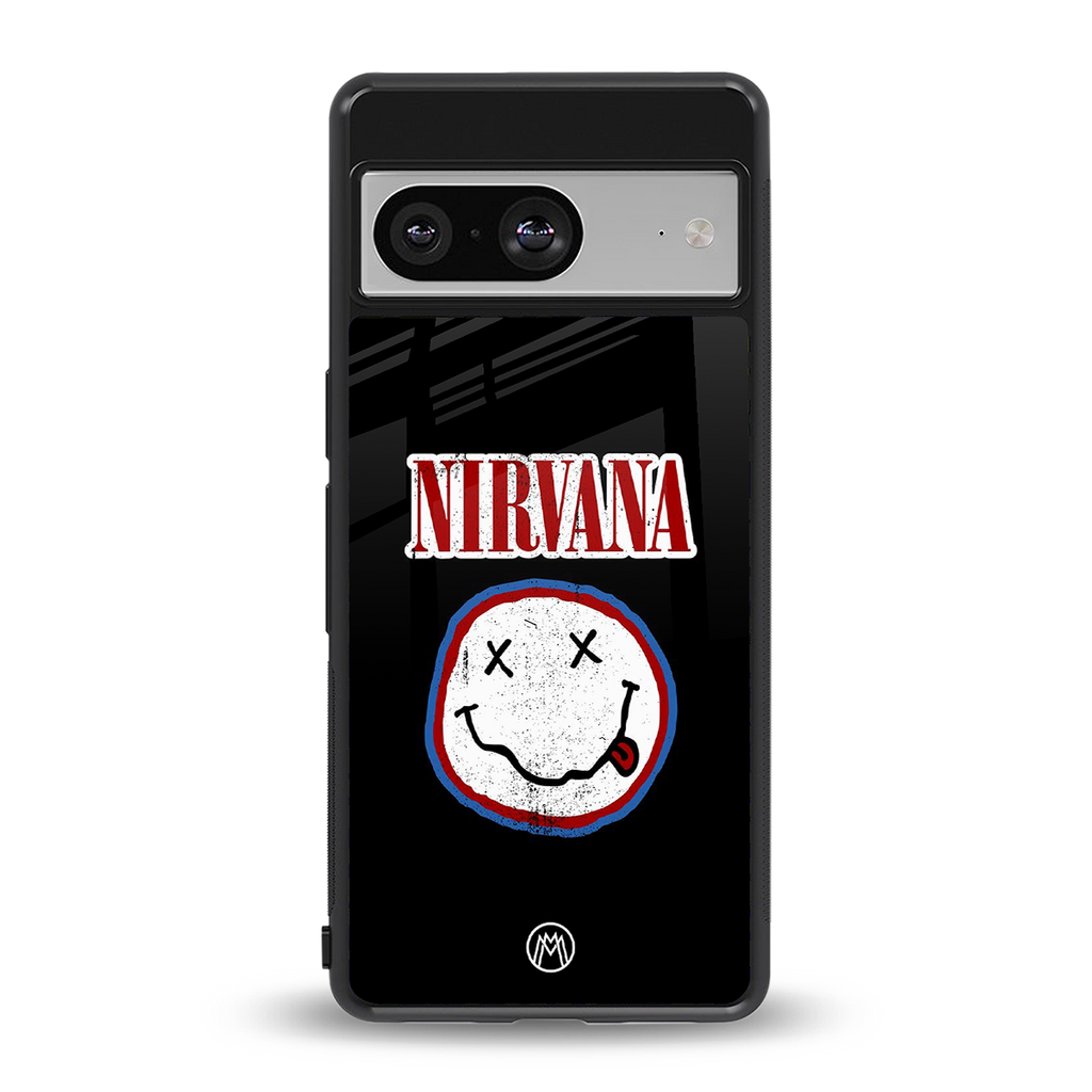 nirvana back phone cover | glass case for Google Pixel 8