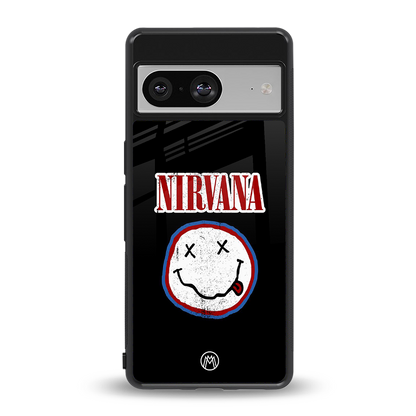 nirvana back phone cover | glass case for Google Pixel 8