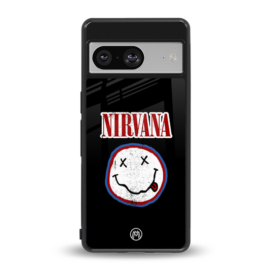 nirvana back phone cover | glass case for Google Pixel 8