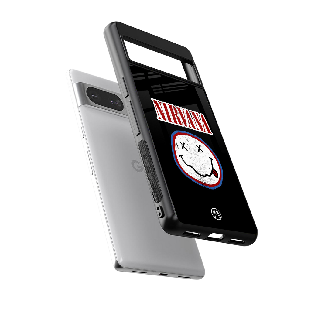 nirvana back phone cover | glass case for Google Pixel 8