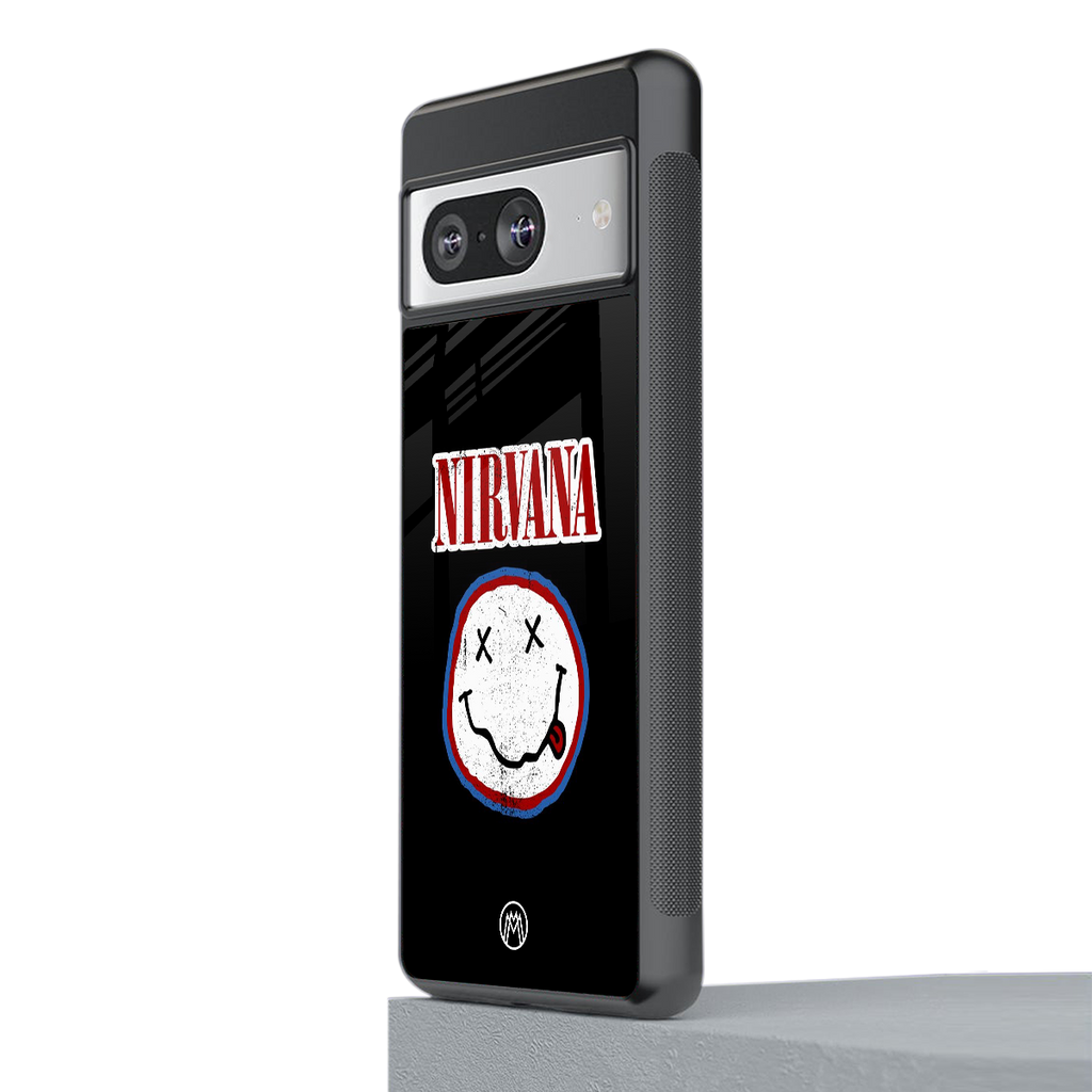 nirvana back phone cover | glass case for Google Pixel 8