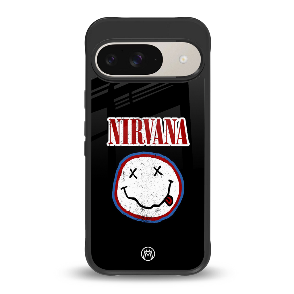 nirvana back phone cover | glass case for google pixel 9