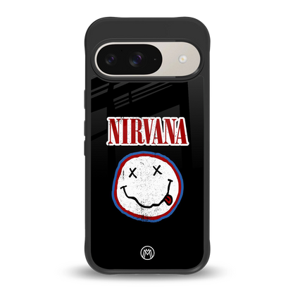 nirvana back phone cover | glass case for google pixel 9