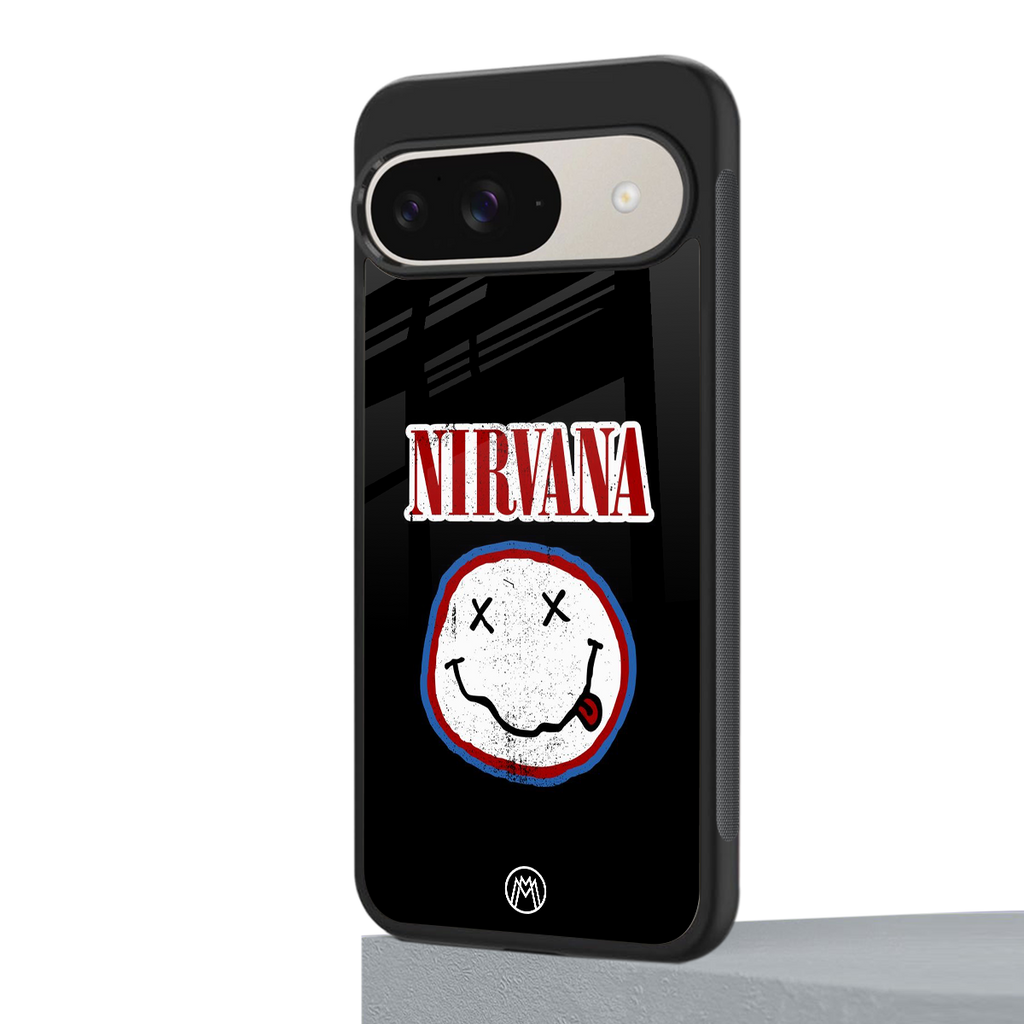 nirvana back phone cover | glass case for google pixel 9