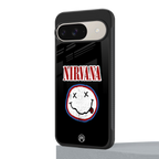 nirvana back phone cover | glass case for google pixel 9