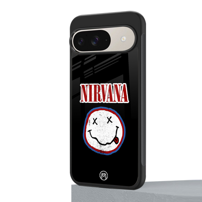 nirvana back phone cover | glass case for google pixel 9