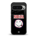 nirvana back phone cover | glass case for google pixel 9 pro