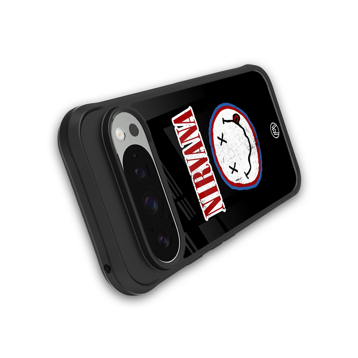 nirvana back phone cover | glass case for google pixel 9 pro