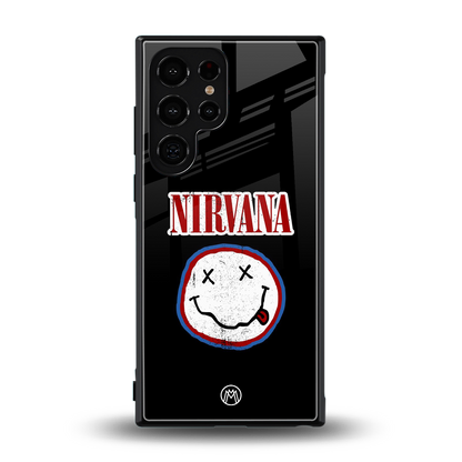 nirvana back phone cover | glass case for samsung galaxy s24 ultra