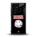 nirvana back phone cover | glass case for samsung galaxy s23 ultra