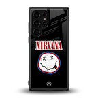 nirvana back phone cover | glass case for samsung galaxy s23 ultra