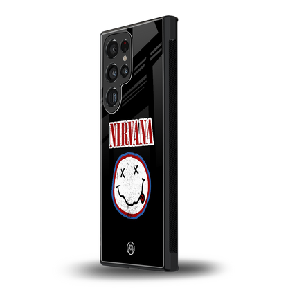 nirvana back phone cover | glass case for samsung galaxy s23 ultra