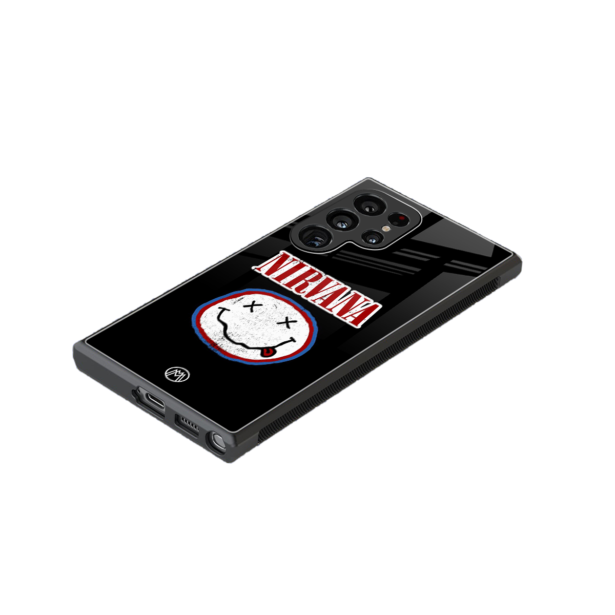 nirvana back phone cover | glass case for samsung galaxy s23 ultra