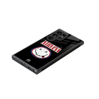 nirvana back phone cover | glass case for samsung galaxy s23 ultra