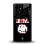 nirvana back phone cover | glass case for samsung galaxy s25 ultra