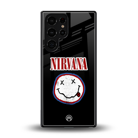 nirvana back phone cover | glass case for samsung galaxy s25 ultra