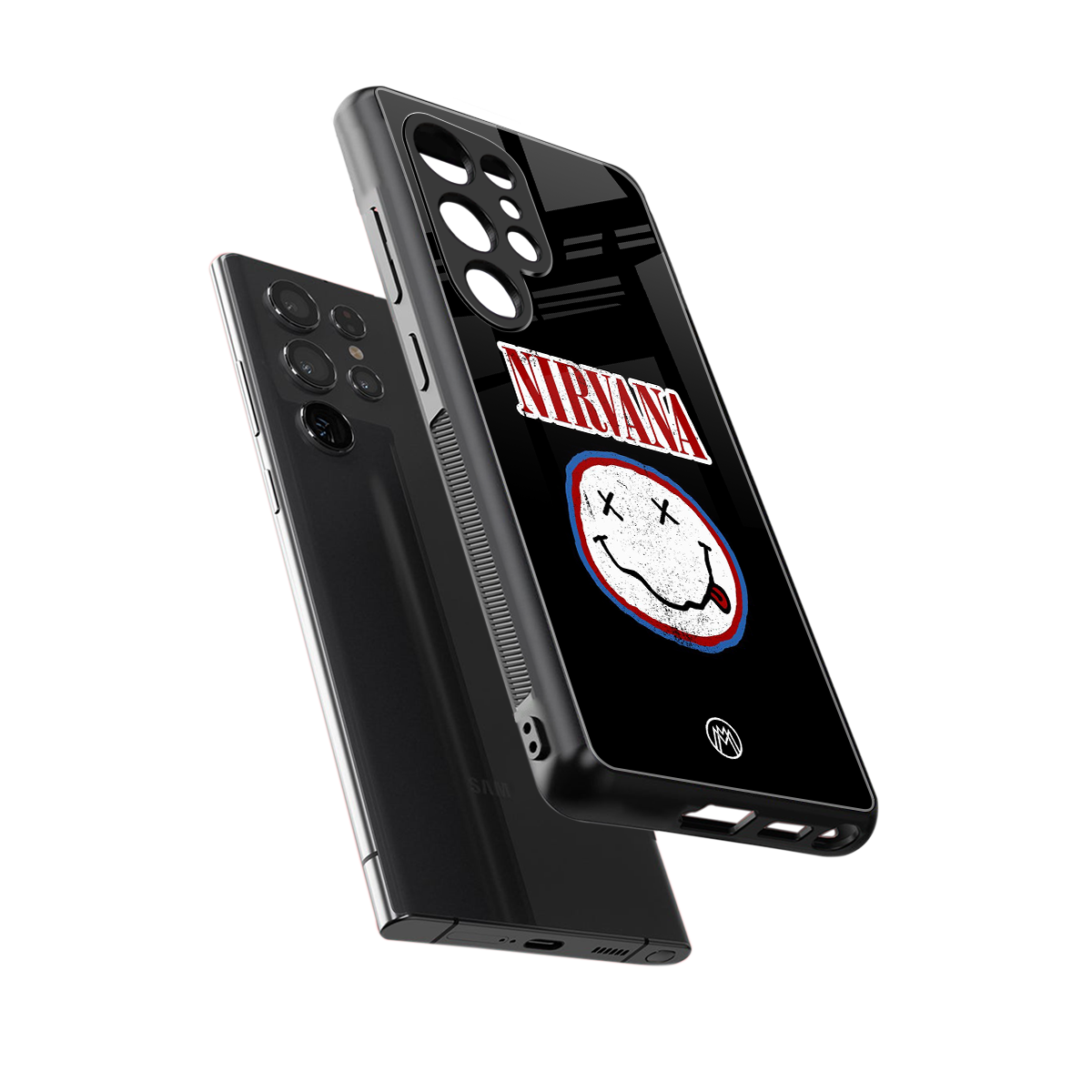 nirvana back phone cover | glass case for samsung galaxy s25 ultra