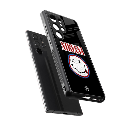 nirvana back phone cover | glass case for samsung galaxy s25 ultra