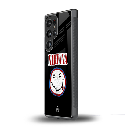 nirvana back phone cover | glass case for samsung galaxy s25 ultra