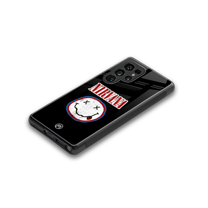 nirvana back phone cover | glass case for samsung galaxy s25 ultra