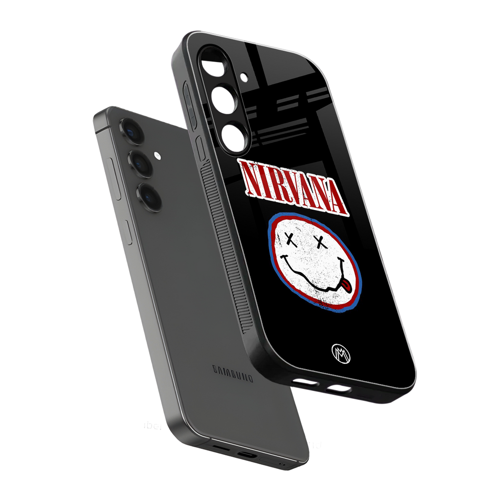 nirvana back phone cover | glass case for samsung galaxy s25