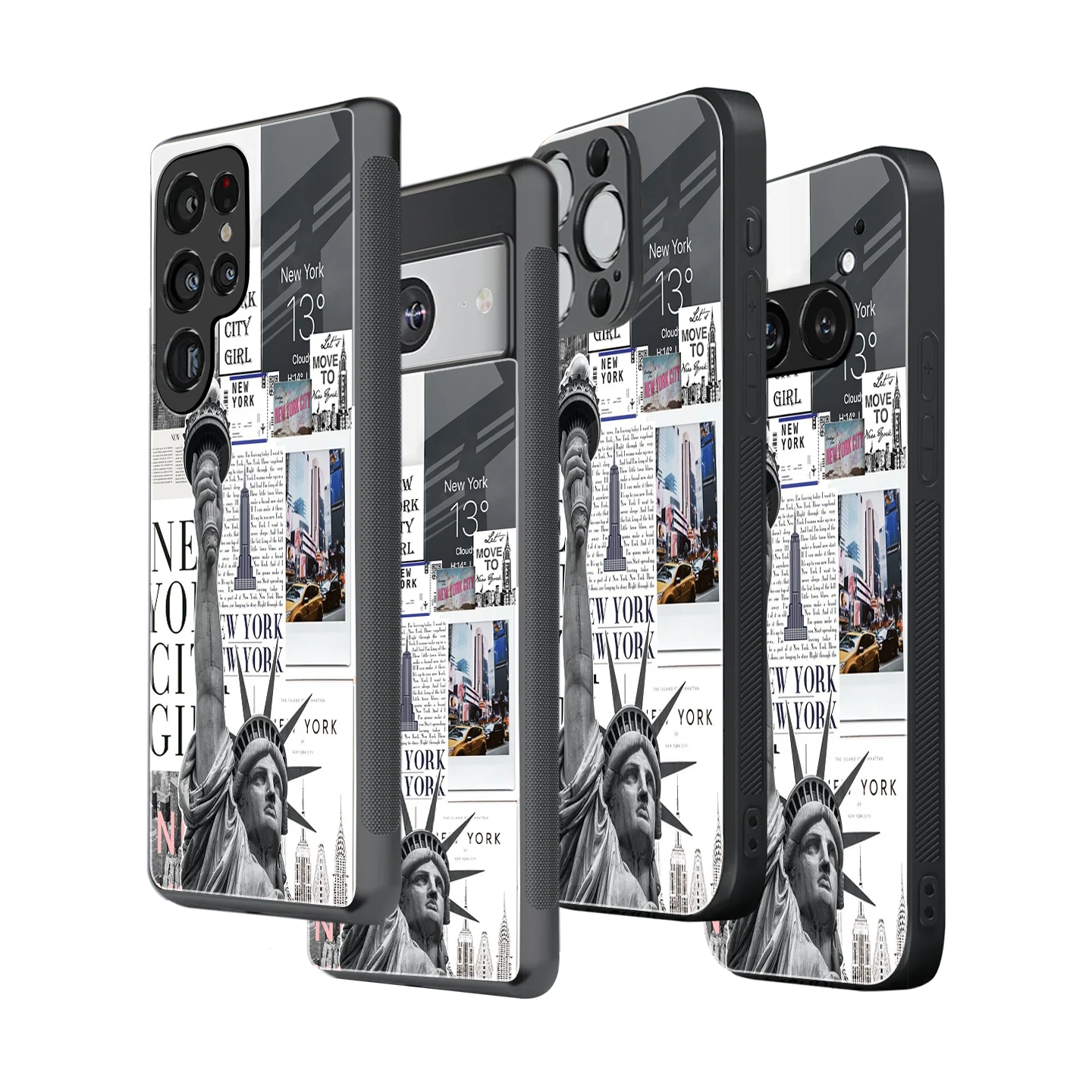 Stylish Glass Back Case for All Smartphones iPhone, Samsung, OnePlus, Pixel, Redmi, Oppo, Vivo, Motorola