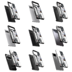 Durable Glass Back Mobile Case for iPhone, Samsung, OnePlus, Google Pixel, Redmi, Vivo, Oppo