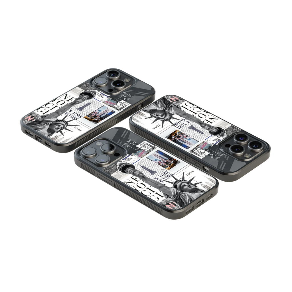 Luxury Glass Back Mobile Cover for iPhone, Samsung Galaxy, OnePlus, Pixel, Redmi & More