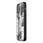 Slim Glass Back Phone Case for Multiple Brands iPhone, Samsung, Redmi, OnePlus, Oppo, Vivo