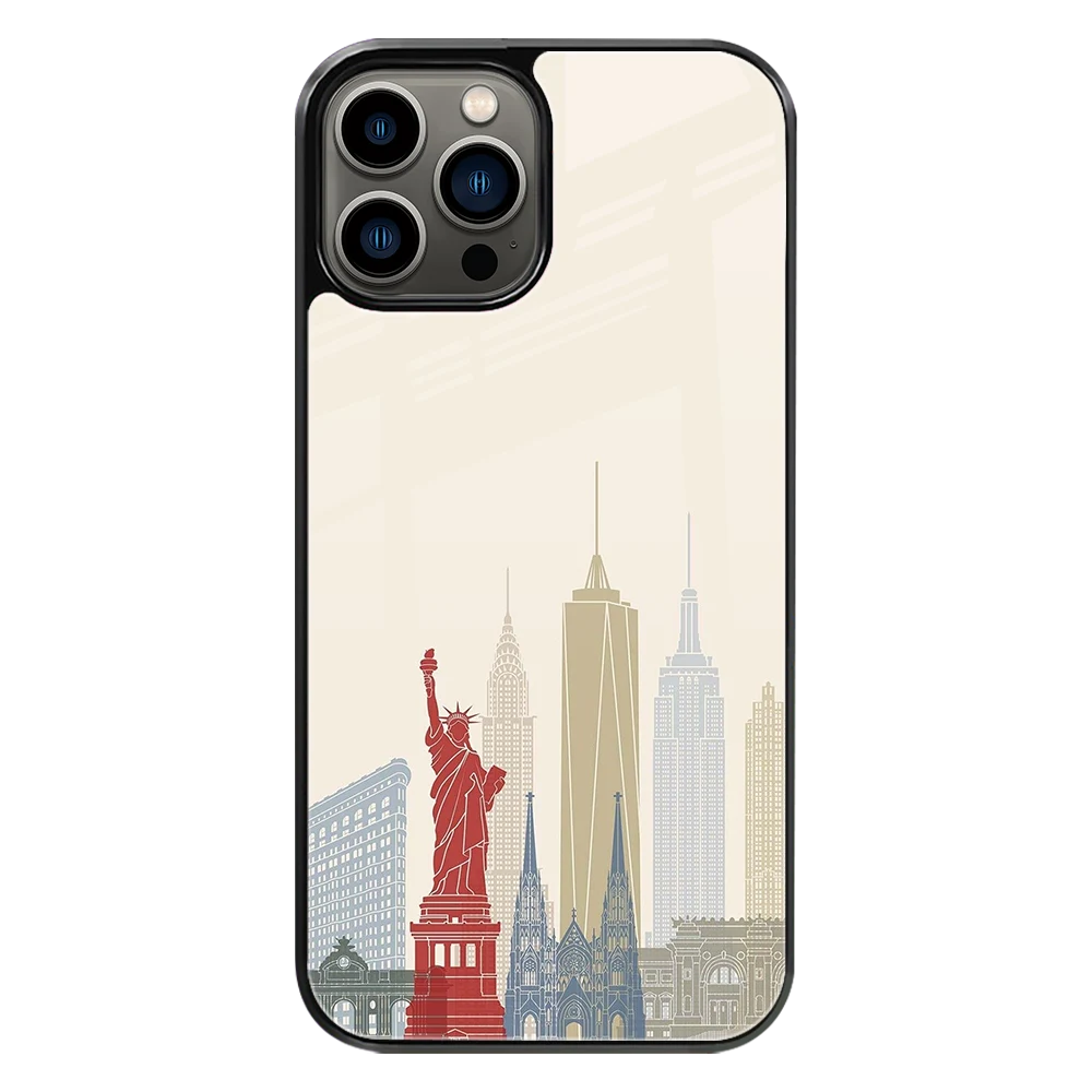 Premium Glass Back Mobile Phone Cover for iPhone, Samsung, OnePlus, Google Pixel, Redmi, Oppo, Vivo & Realme