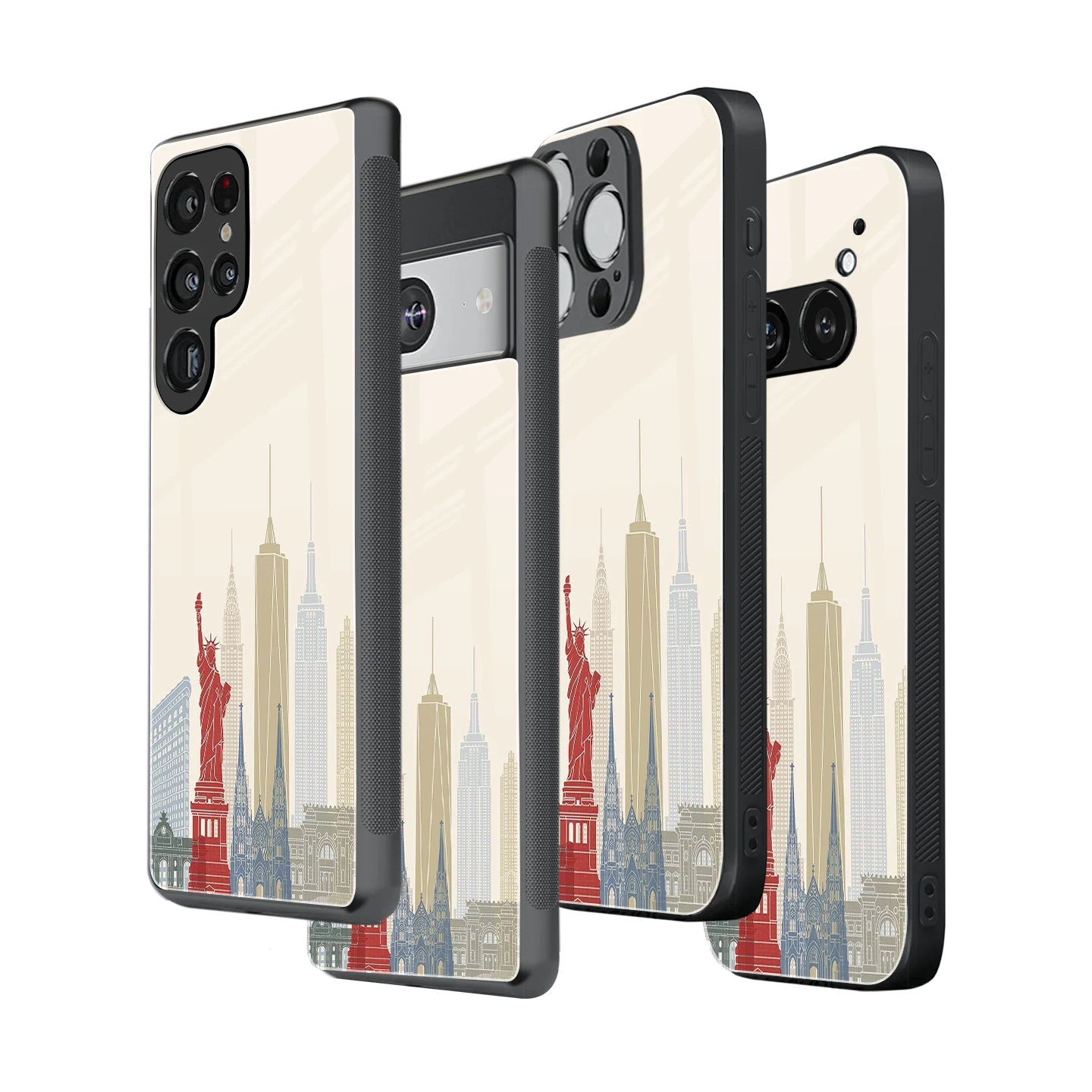 Stylish Glass Back Case for All Smartphones iPhone, Samsung, OnePlus, Pixel, Redmi, Oppo, Vivo, Motorola