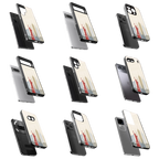 Durable Glass Back Mobile Case for iPhone, Samsung, OnePlus, Google Pixel, Redmi, Vivo, Oppo
