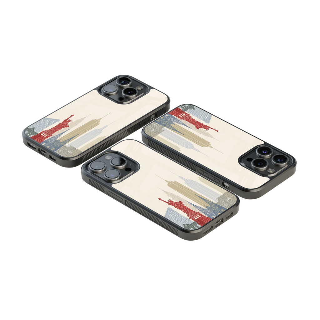 Luxury Glass Back Mobile Cover for iPhone, Samsung Galaxy, OnePlus, Pixel, Redmi & More