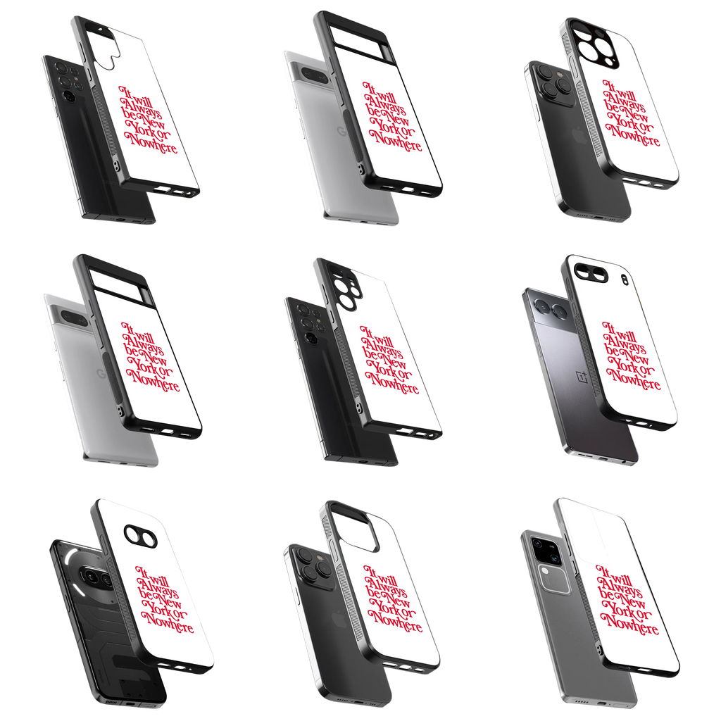 Durable Glass Back Mobile Case for iPhone, Samsung, OnePlus, Google Pixel, Redmi, Vivo, Oppo