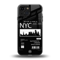 nyc back phone cover | glass case for iphone 13 mini