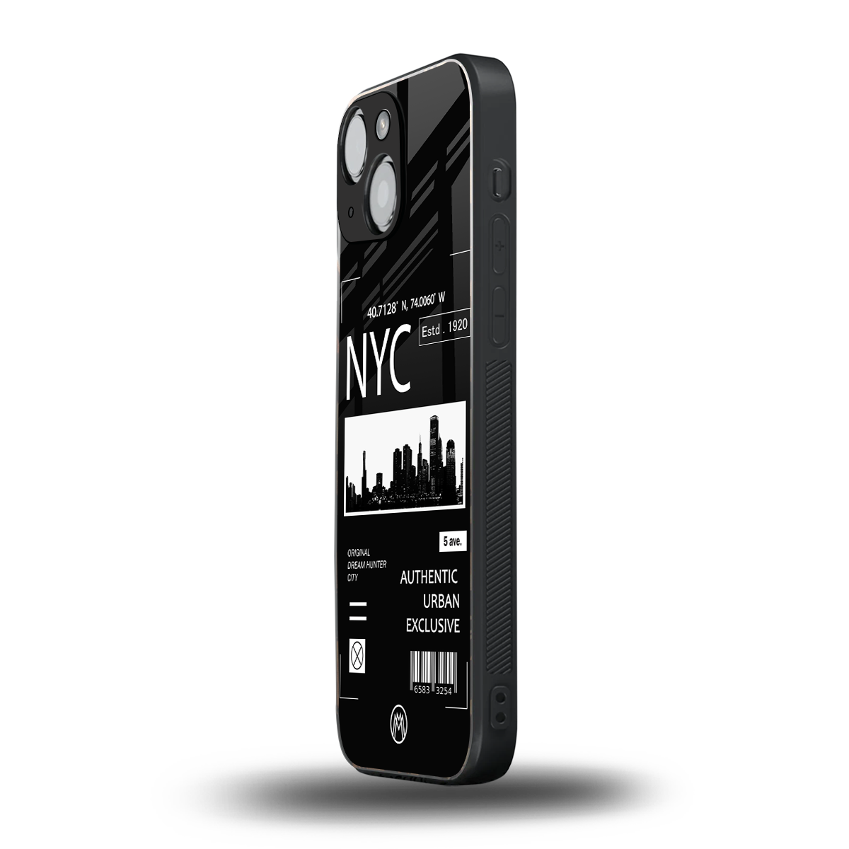nyc back phone cover | glass case for iphone 13 mini