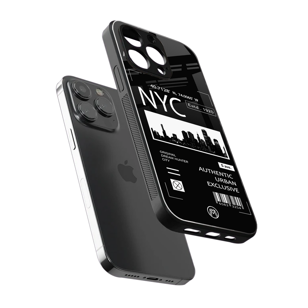 nyc back phone cover | glass case for iphone 13 pro max
