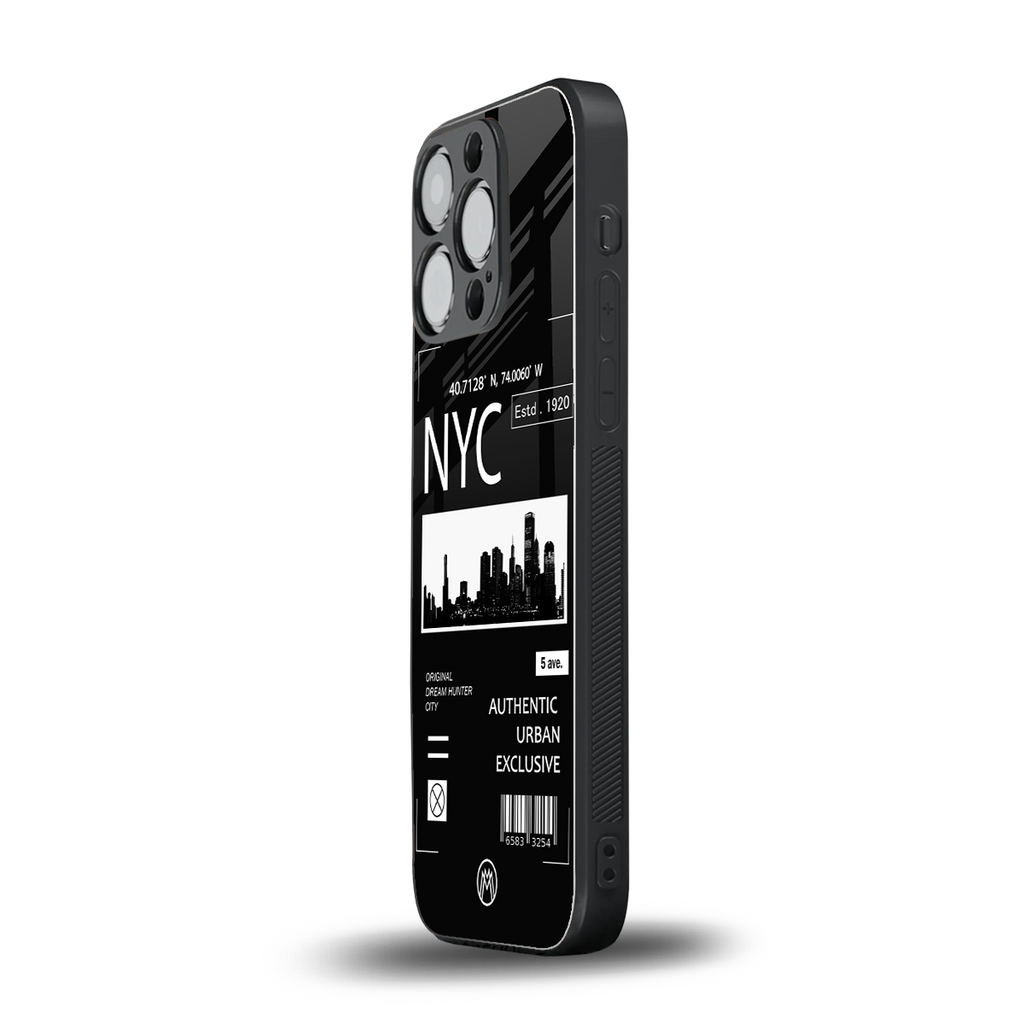 nyc back phone cover | glass case for iphone 13 pro
