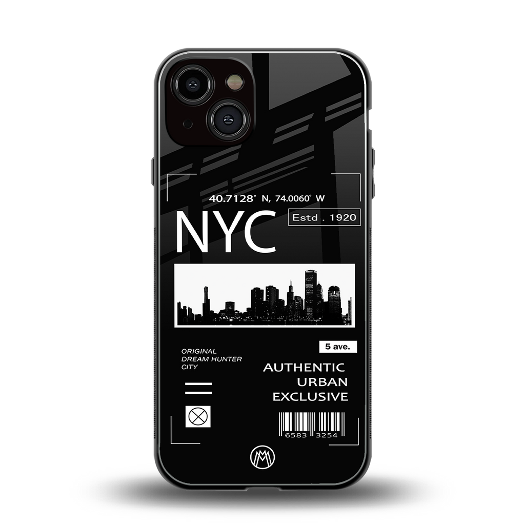 nyc back phone cover | glass case for iphone 13