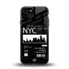 nyc back phone cover | glass case for iphone 13
