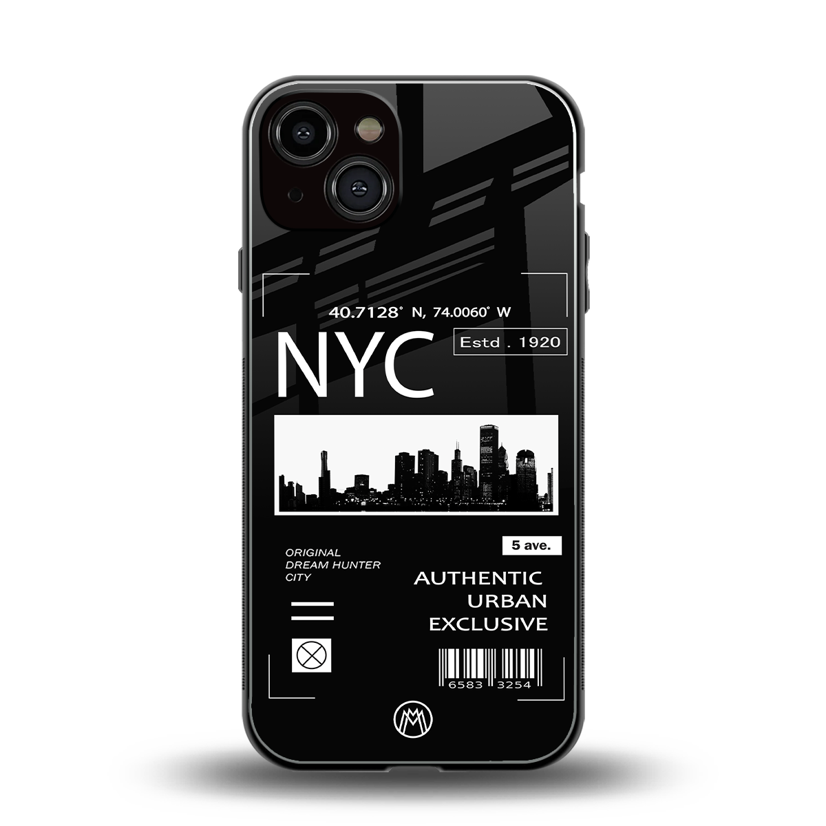 nyc back phone cover | glass case for iphone 13