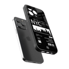 nyc back phone cover | glass case for iphone 15 pro max
