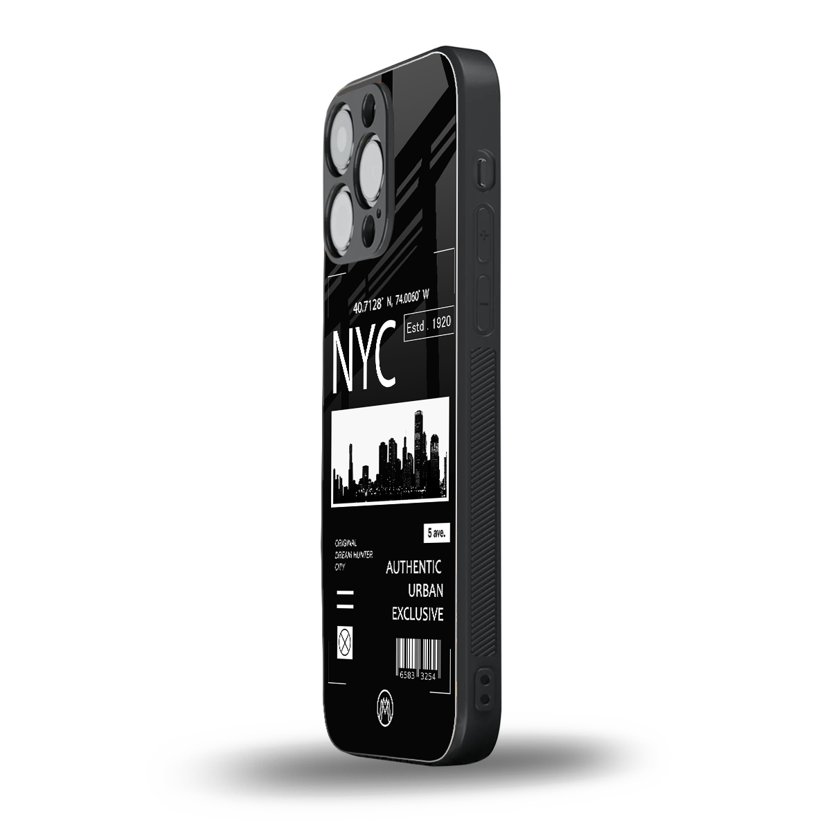 nyc back phone cover | glass case for iphone 15 pro max