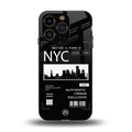 nyc back phone cover | glass case for iphone 14 pro